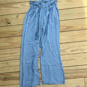 Lightweight baggy jean look a like pants